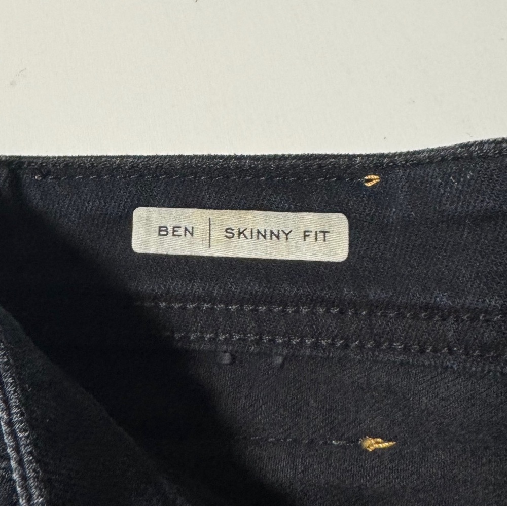 Jack & Jones Ben Skinny Fit Black Jeans - Picture 5 of 7